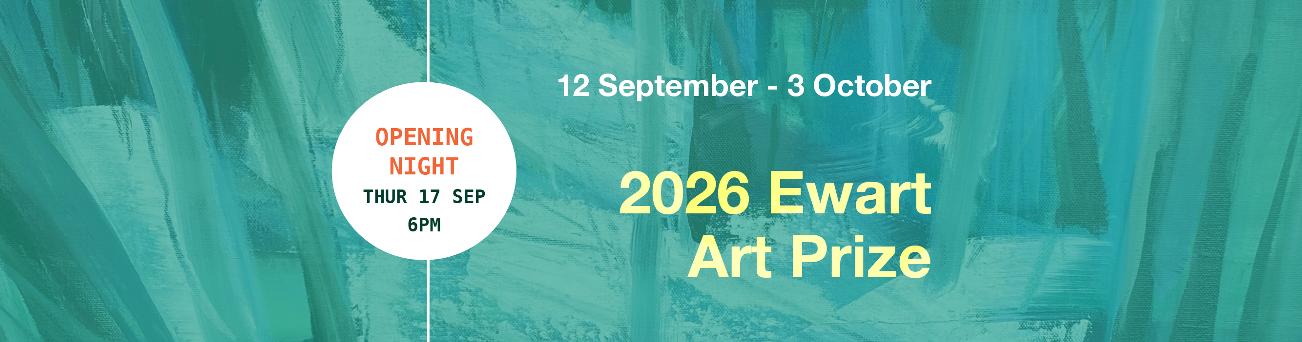 2026 Ewart Art Prize